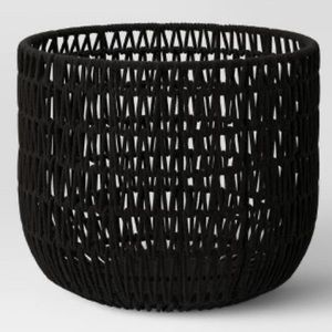 New Threshold Black Rope Basket